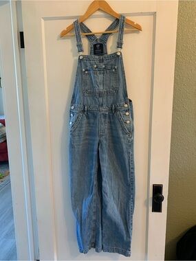 GAP Light Blue Denim Overalls Jumpsuit
